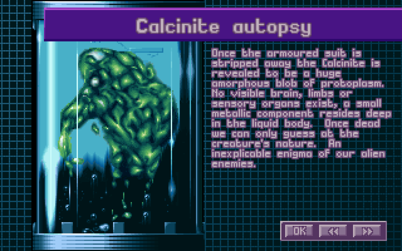 Calcinite autopsy